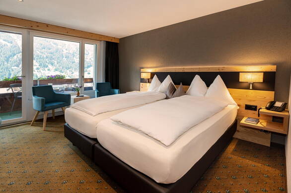 Zimmersanierung Hotel Alpina | Planart Grindelwald